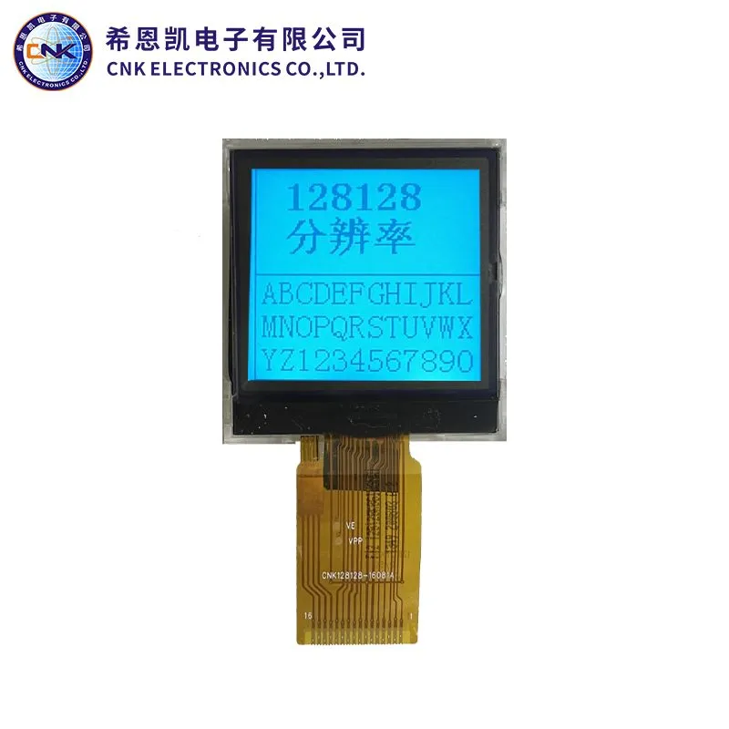 128x128 graphic LCD ostentationem