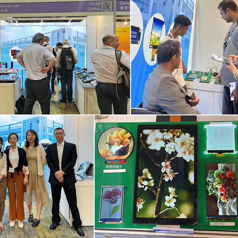 CNK Electronics showcases parvas et medias propono screens in Hong Kong Global Resources Electronic Components Exhibition