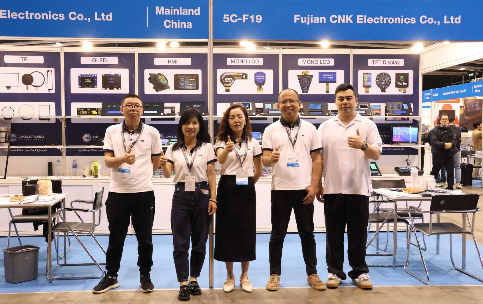 CNK Electronics Showcases Innovative Display Technologies in 2025 Hong Kong Spring Electronics Fair